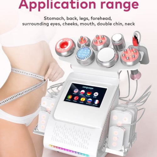 bornbyme Ultrasonic Cavitation Machine 80K 9 IN 1 Ultrasonic Cavitation Body Sculpting Machine with Laser