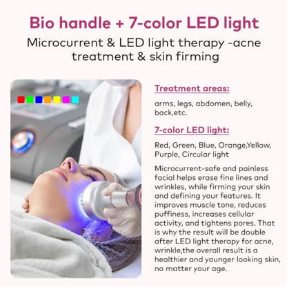 bornbyme Ultrasonic Cavitation Machine 80K 9 IN 1 Ultrasonic Cavitation Body Sculpting Machine with Laser