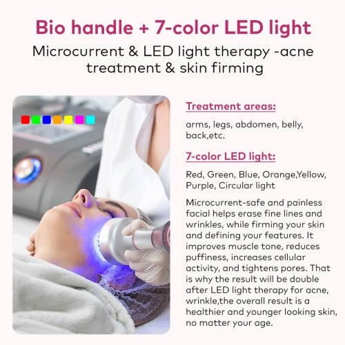 bornbyme Ultrasonic Cavitation Machine 80K 9 IN 1 Ultrasonic Cavitation Body Sculpting Machine with Laser