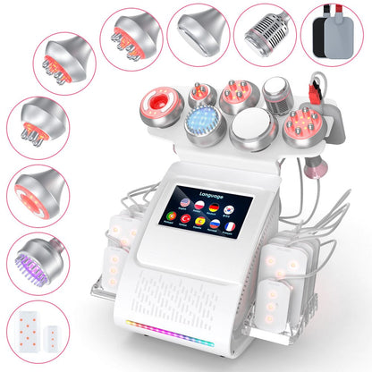 bornbyme Ultrasonic Cavitation Machine 80K Ultrasonic Cavitation Machine 9 IN 1 with Lipolaser Pads SD085