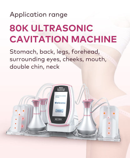 bornbyme Ultrasonic Cavitation Machine 80K Ultrasonic Cavitation Machine Anti Cellulite Fat Burners