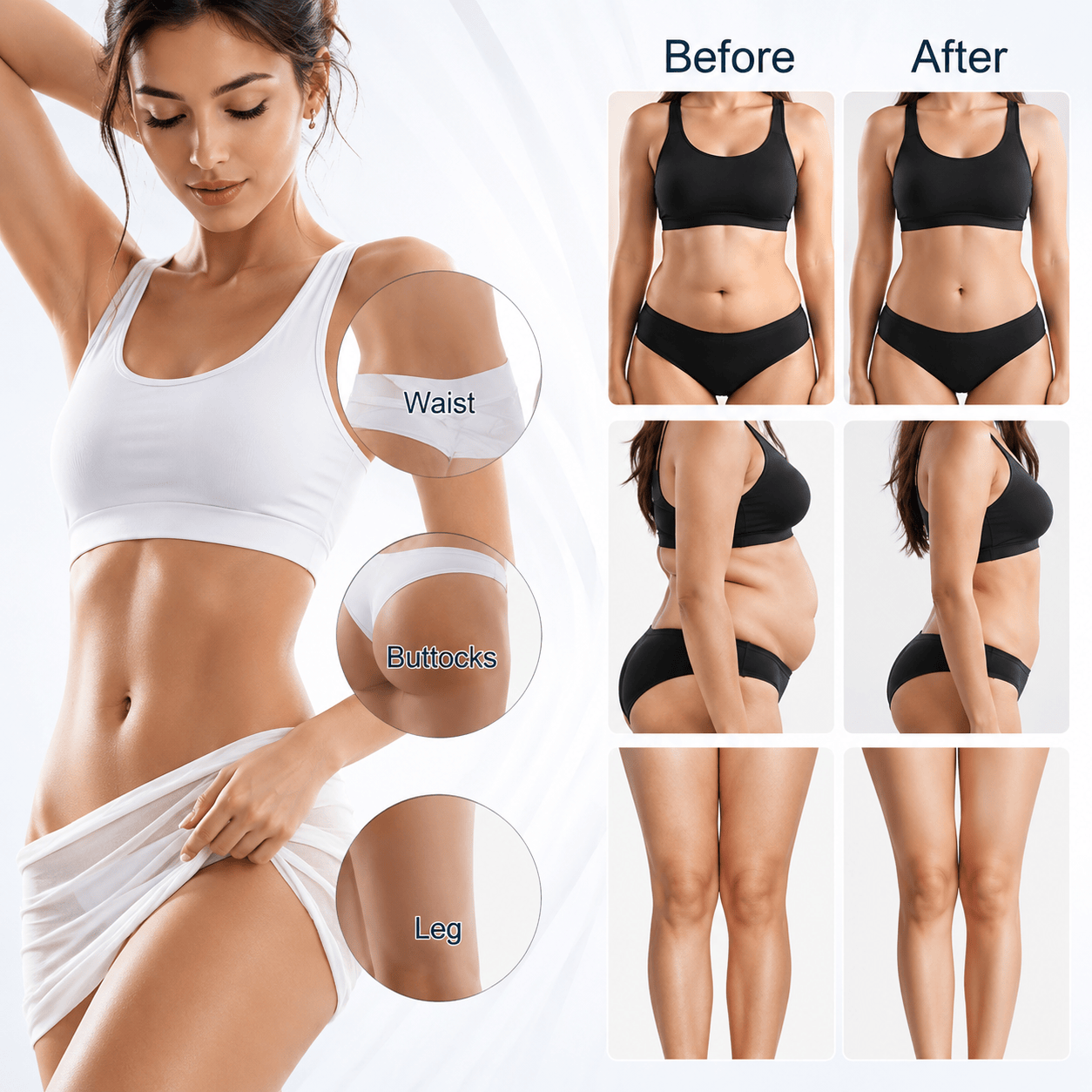bornbyme Ultrasonic Cavitation Machine 80K Ultrasonic Cavitation & RF Body Sculpting Machine for Home & Salon Use
