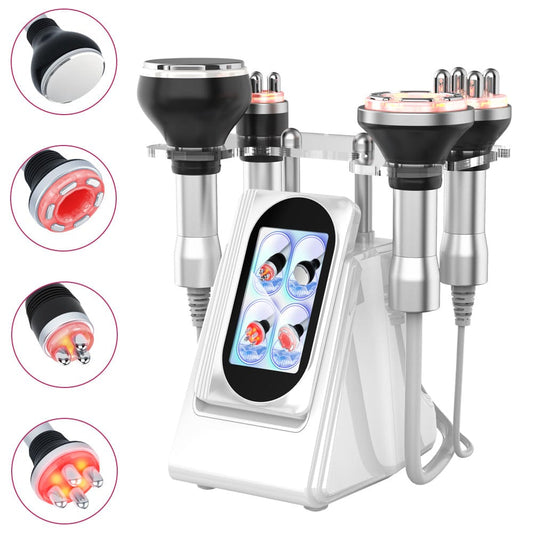 Bornbyme Ultrasonic Cavitation Machine 80kHz Radio Frequency Ultrasonic Vacuum Cavitation System 4-in-1 For Fat Burning Body Sculpting And Firming