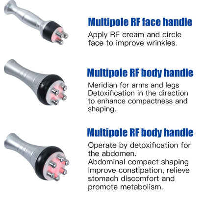 Bornbyme Ultrasonic Cavitation Machine 9 In 1 40K Body Sculpting Cavitation Machine with Laser for Fat Reduction