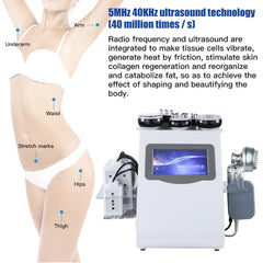Bornbyme Ultrasonic Cavitation Machine 9 In 1 40K Body Sculpting Cavitation Machine with Laser for Fat Reduction
