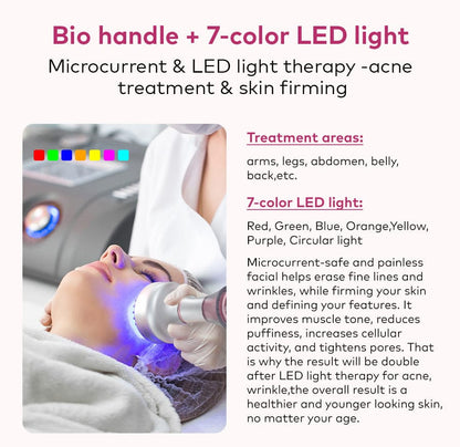 Bornbyme Ultrasonic Cavitation Machine 9 In 1 80K Body Sculpting Cavitation Machine with EMS Therapy