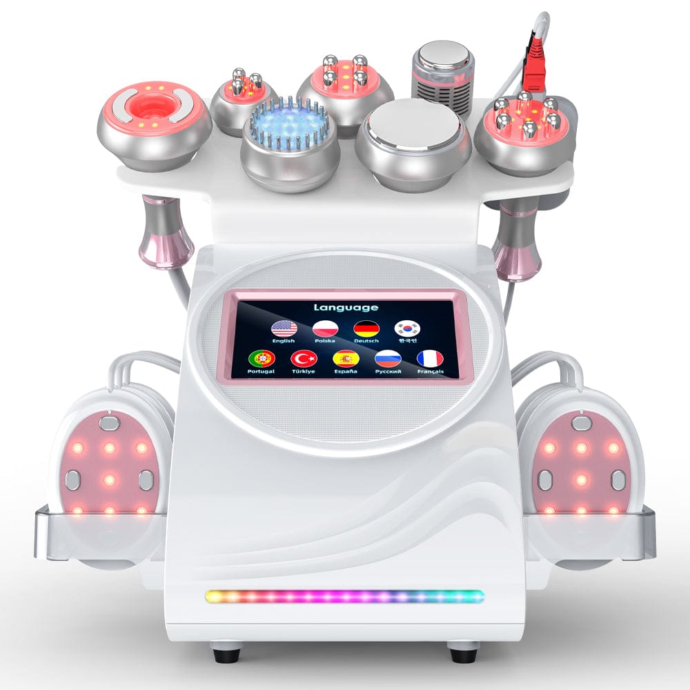 Bornbyme Ultrasonic Cavitation Machine 9 In 1 80K Body Sculpting Cavitation Machine with EMS Therapy