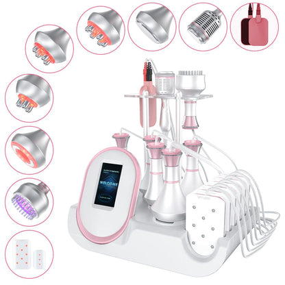 Bornbyme Ultrasonic Cavitation Machine 9 IN 1 with Lipo Laser 9 in 1 Body Sculpting Machine Skin Tightening & Weigth Loss Device