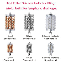 Bornbyme Ultrasonic Cavitation Machine Microvibration & LED Light Therapy Massager Inner Ball Roller Reduction Machine for Face Body Slimming