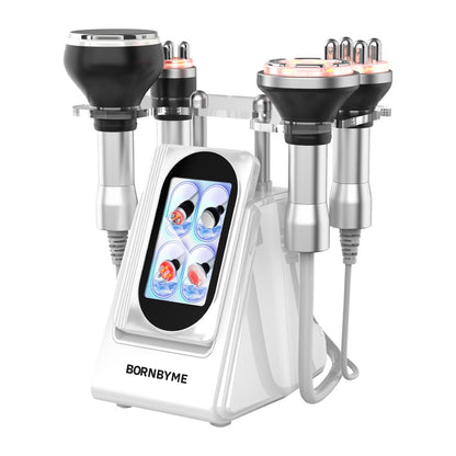 Bornbyme Ultrasonic Cavitation Machine Professional 80K Ultrasonic Cavitation with RF Vacuum 4-in-1 Body Contouring Machine