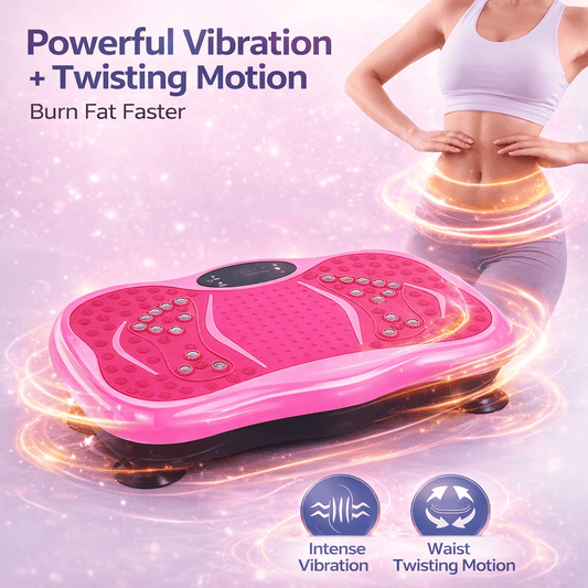 Vibration Shake Plate Full Body Exercise Workout Equipment Machine Pink - Bornbyme Vibration Plate Exercise Machine