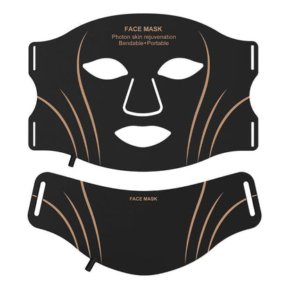 bornbyme Red Light Therapy Mask for Face and Neck 