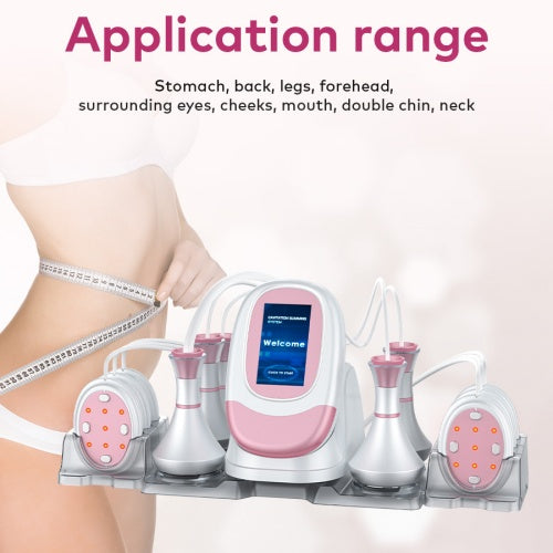 6 IN 1 with EMS 80K Ultrasonic Cavitation Anti Cellulite Body Shaping Slimming Machine