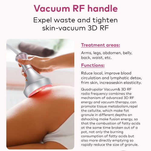 6 IN 1 with EMS 80K Ultrasonic Cavitation Anti Cellulite Body Shaping Slimming Machine
