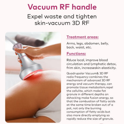 6 IN 1 with EMS 80K Ultrasonic Cavitation Anti Cellulite Body Shaping Slimming Machine