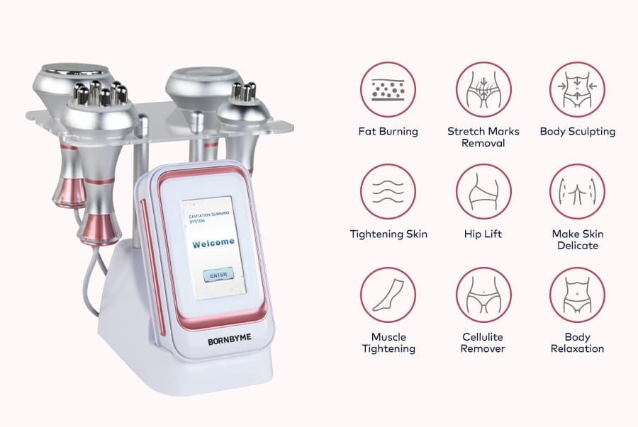 cavitation machine for body fat burnner and face skin firm lifting 