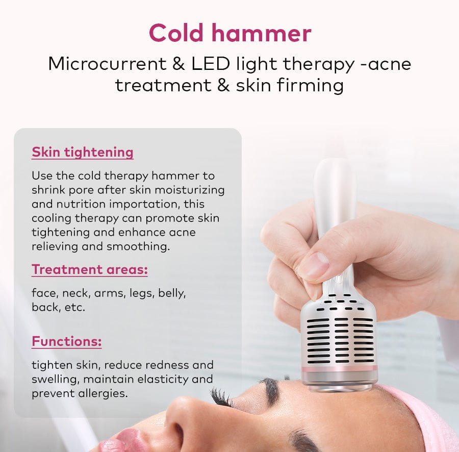 cold hammer therapy for face