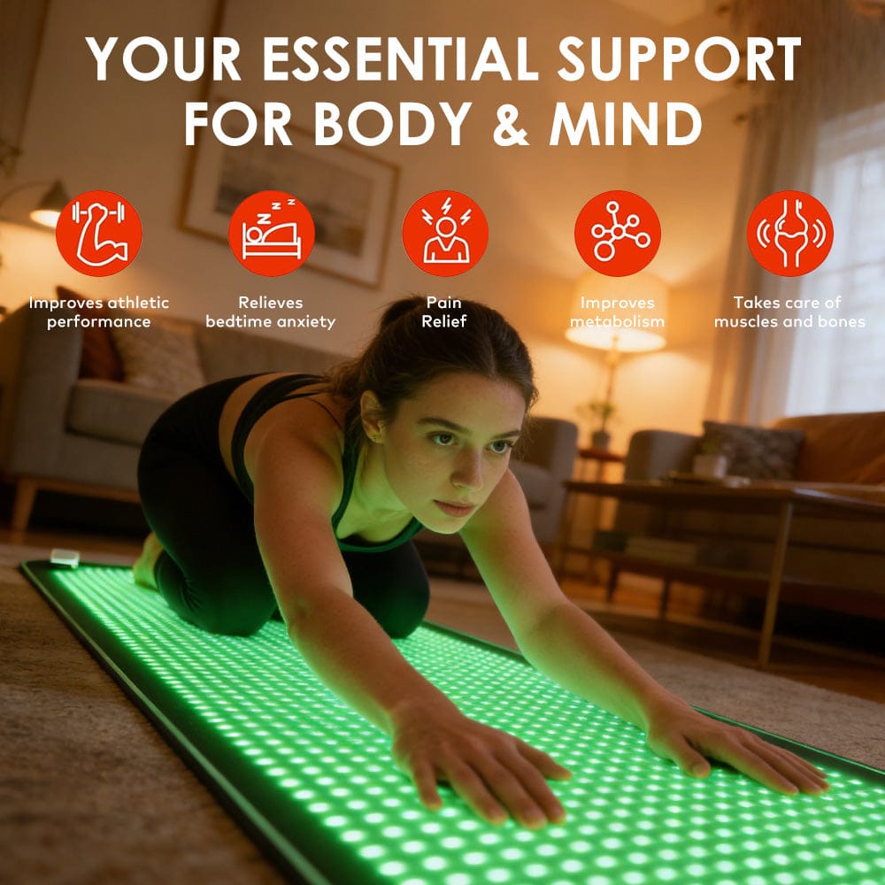 green Light Therapy Mat Infrared Light Blanket for Full Body