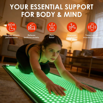 green Light Therapy Mat Infrared Light Blanket for Full Body