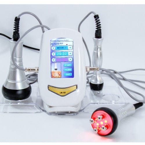 User-friendly touch screen interface for home use ultrasonic cavitation machine
