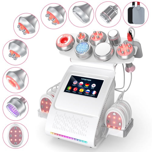 80K 9 IN 1 Ultrasonic Cavitation Body Sculpting Machine with EMS