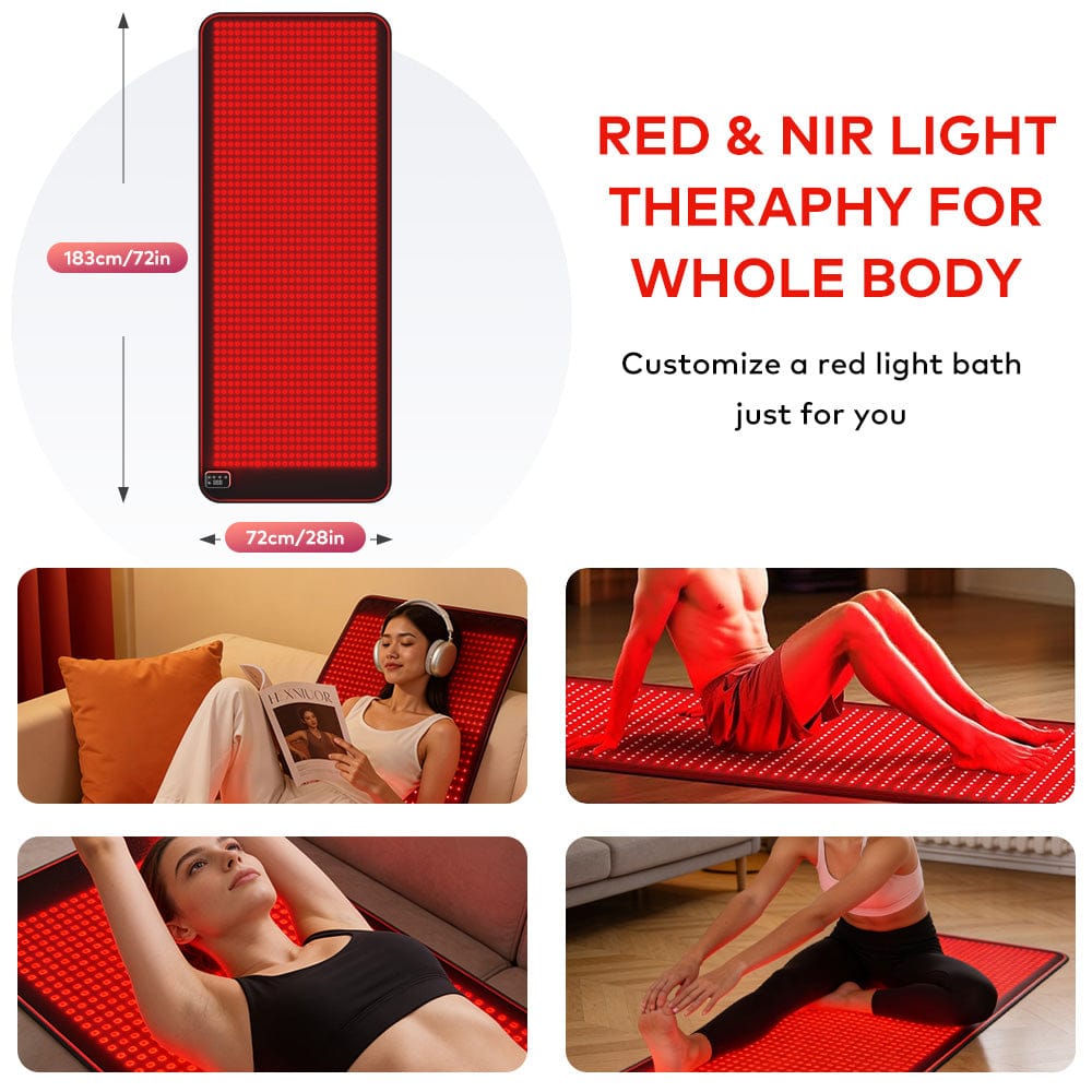 red light therapy device for face and body wellness