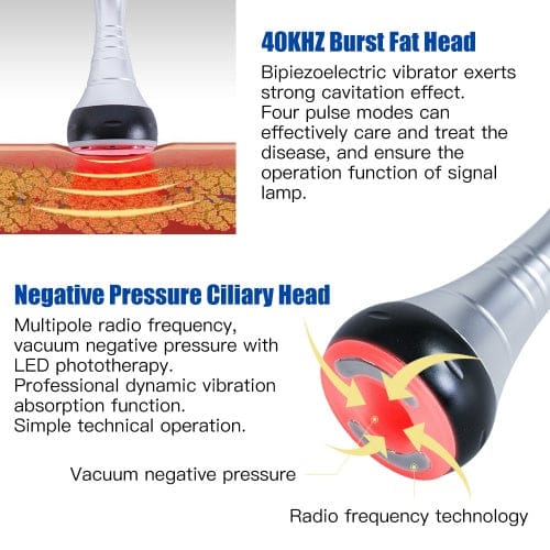 radio frequency cavitation machine head function