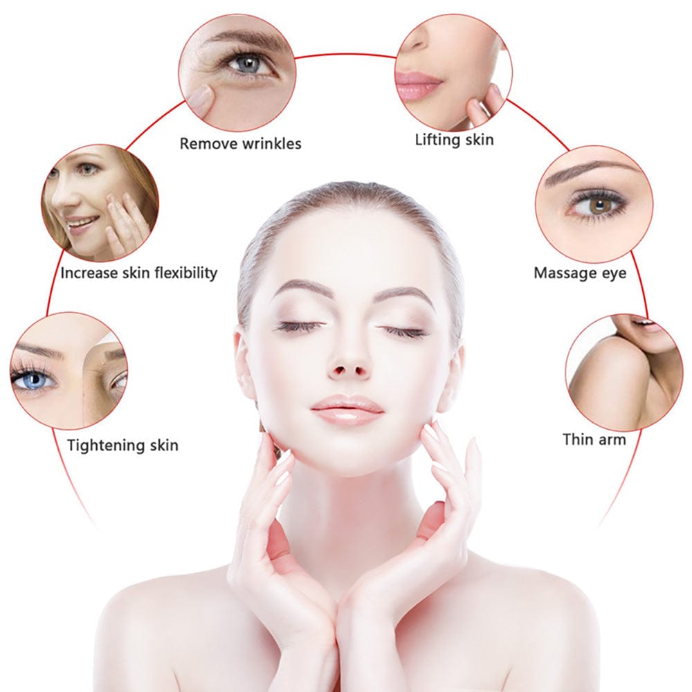 RF radio frequency function for skin tightening and collagen stimulation