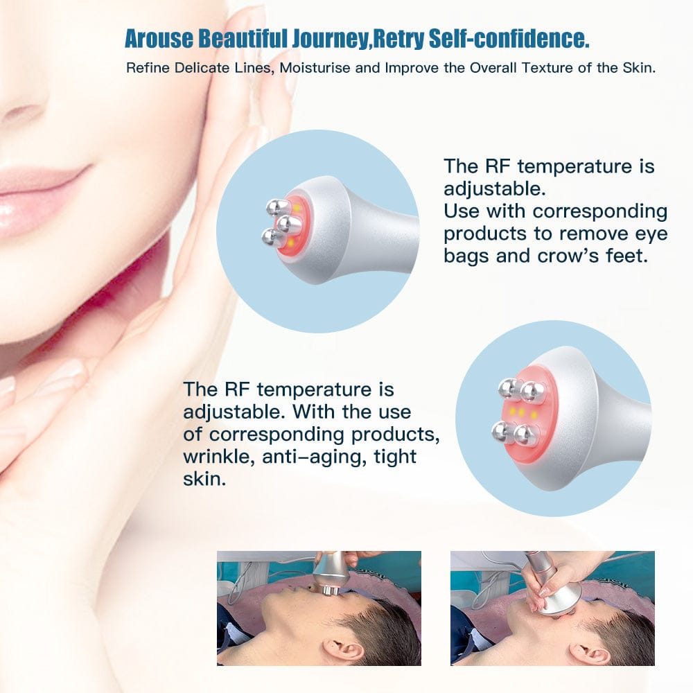 RF radio frequency cavitation machine for skin tightening and collagen stimulation