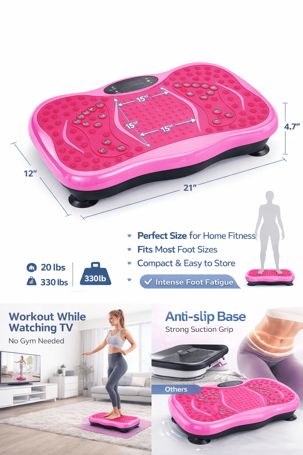  vibration platform machine for fitness enthusiast